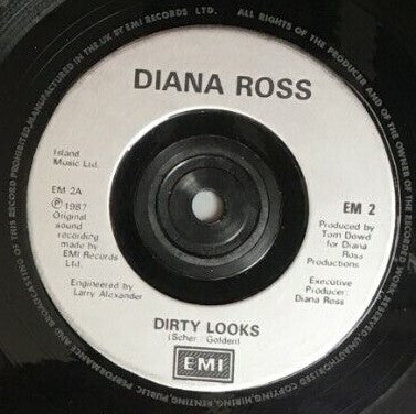 Diana Ross : Dirty Looks (7", Single)