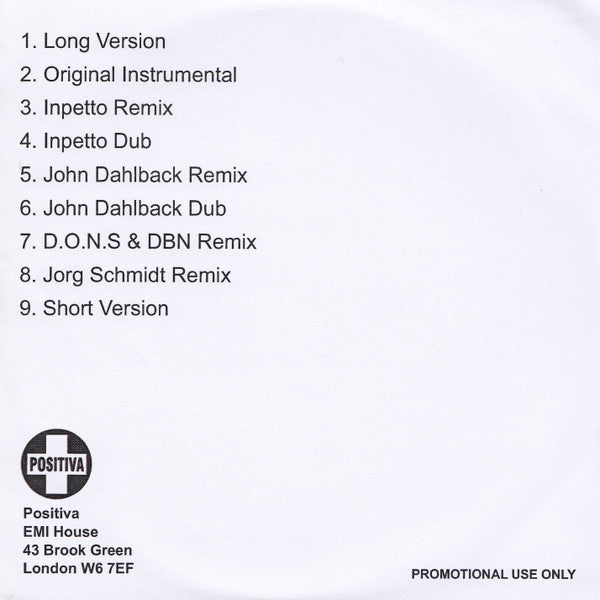 Jerry Ropero Feat. Cozi : The Storm (CDr, Promo)