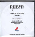 Robyn : Who's That Girl (Remixes) (CDr, Single, Promo)