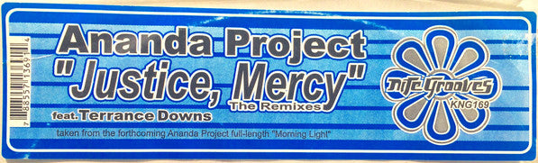 The Ananda Project Feat. Terrance Downs : Justice, Mercy (The Remixes) (10")