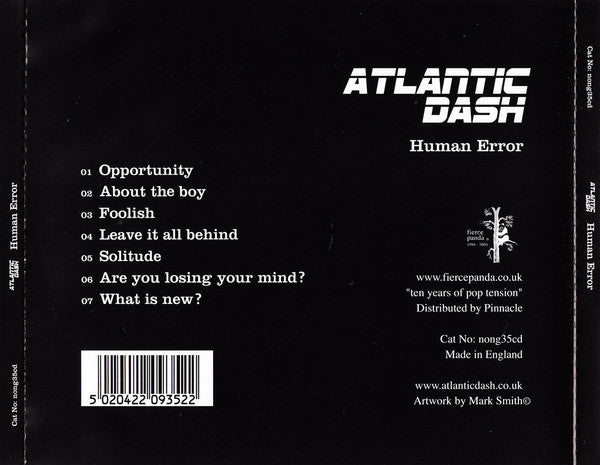 Atlantic Dash : Human Error (CD, MiniAlbum)
