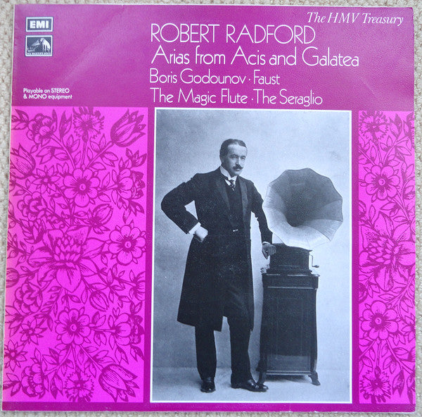 Robert Radford : Arias From Acis And Galatea (LP, Mono)