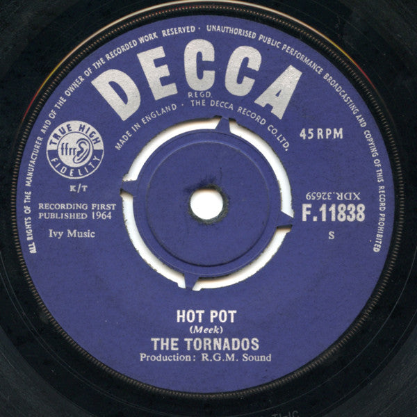 The Tornados : Hot Pot (7", Single)