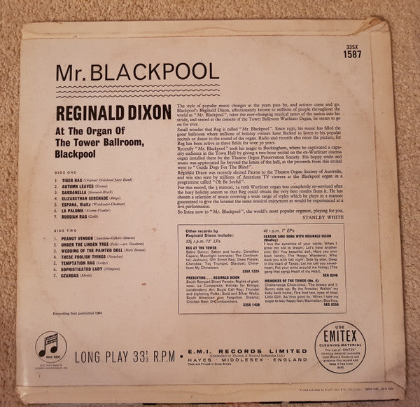 Reginald Dixon : Mr. Blackpool (LP)