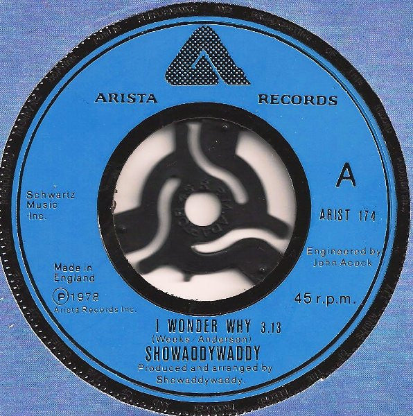 Showaddywaddy : I Wonder Why (7", Single)