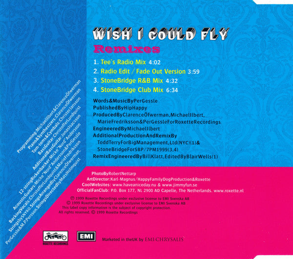 Roxette : Wish I Could Fly (Remixes) (CD, Single)