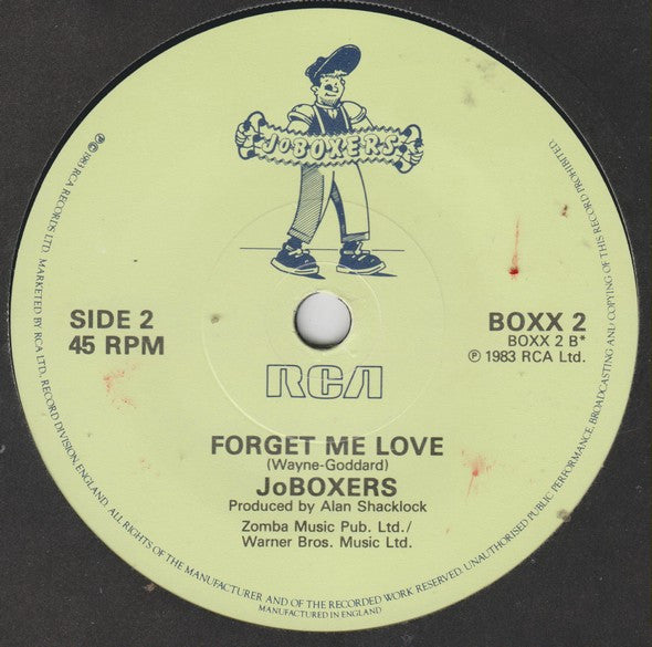 JoBoxers : Just Got Lucky (7", Single, No )