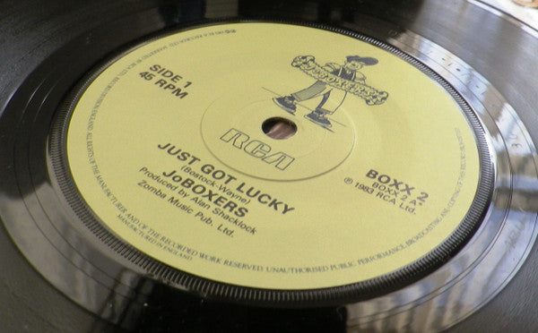 JoBoxers : Just Got Lucky (7", Single, No )
