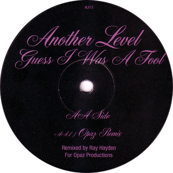 Another Level : Guess I Was A Fool (12")