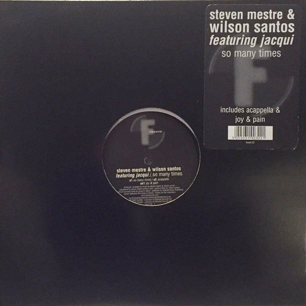 Steven Mestre & Wilson Santos Featuring Jaquita : So Many Times (12")