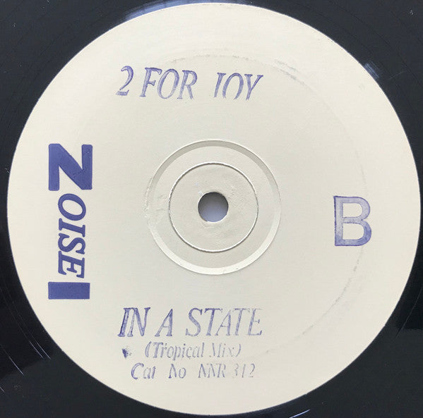 2 For Joy : In A State (12", W/Lbl, Sta)