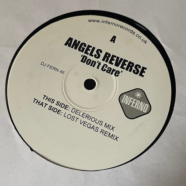 Angels Reverse : Don't Care (12", Promo)