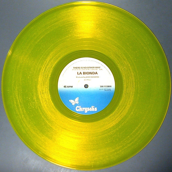 La Bionda : Baby Make Love (12", Yel)