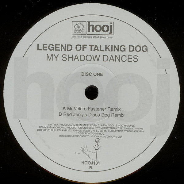 Legend Of Talking Dog : My Shadow Dances (12", 1/2)