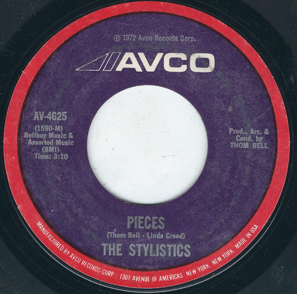 The Stylistics : Rockin' Roll Baby (7")