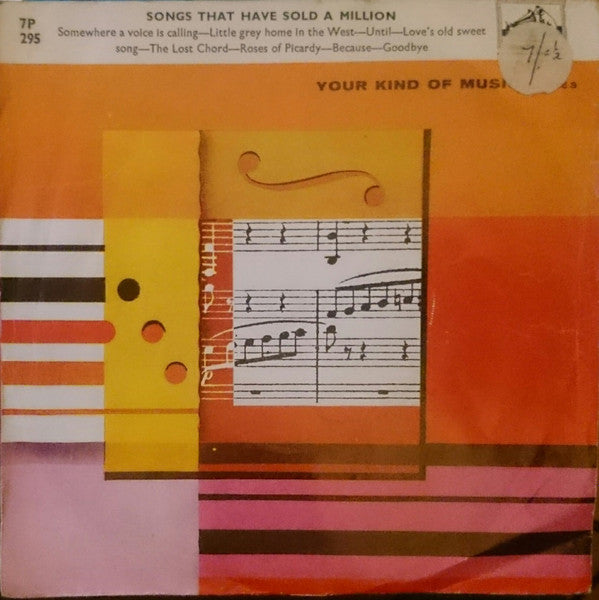 Various : Songs That Have Sold A Million  (7", EP, Comp)