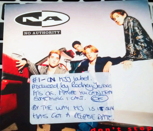 No Authority : Don't Stop (CD, Promo)