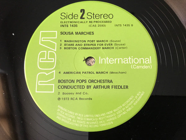 Boston Pops Orchestra : Sousa Marches (LP, Ste)