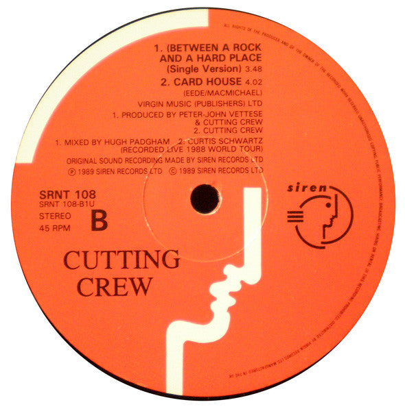 Cutting Crew : (Between A) Rock And A Hard Place (12")