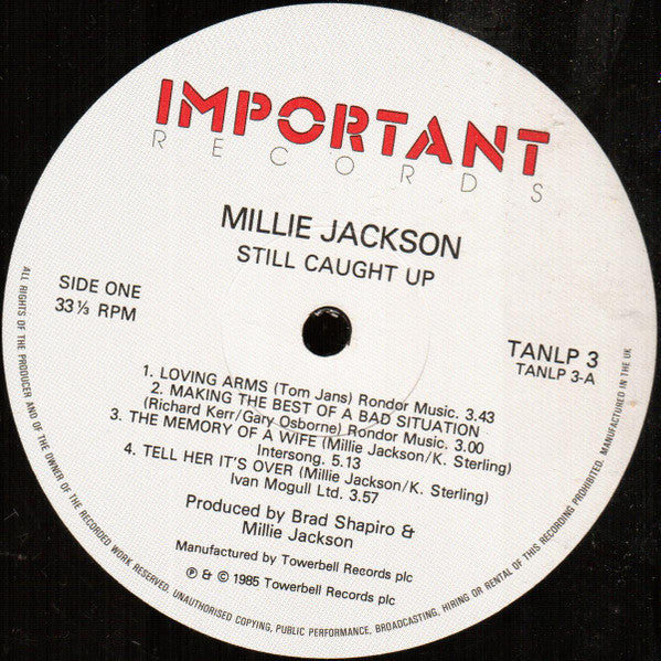 Millie Jackson : Still Caught Up (LP, Album, RE)