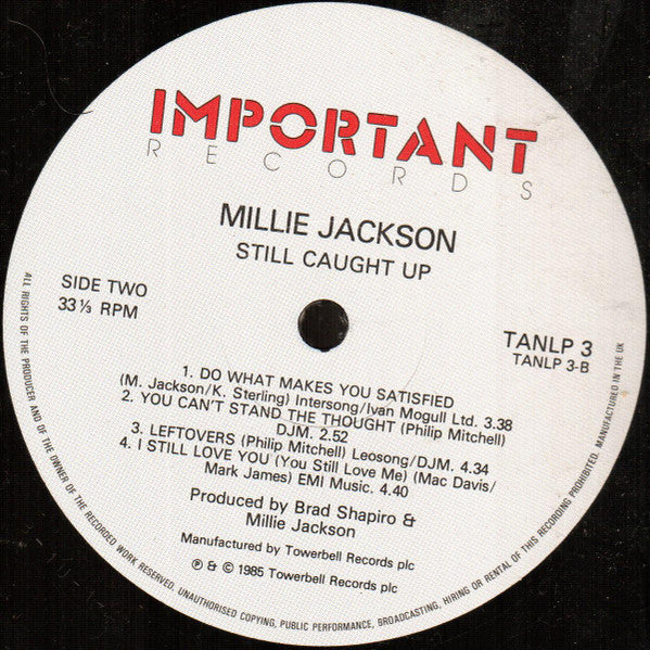 Millie Jackson : Still Caught Up (LP, Album, RE)