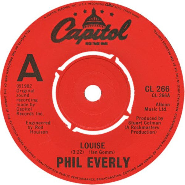 Phil Everly : Louise (7", Single)
