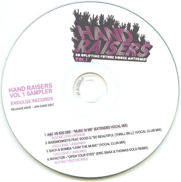 Various : Hand Raisers Vol 1 Sampler (CDr, Promo, Smplr)