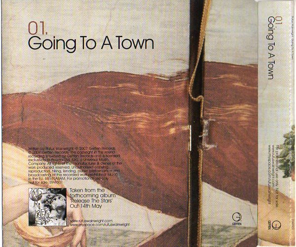 Rufus Wainwright : Going To A Town (CD, Single, Promo)