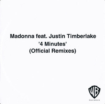 Madonna Feat. Justin Timberlake : 4 Minutes (Official Remixes) (CDr, Maxi, Promo)