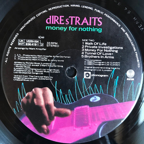 Dire Straits : Money For Nothing (LP, Comp, EMI)