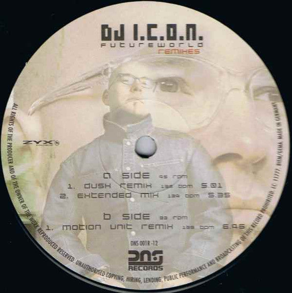 DJ I.C.O.N. : Futureworld (Remixes) (12")