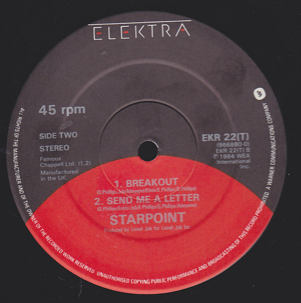 Starpoint : Emotions (12", Single)