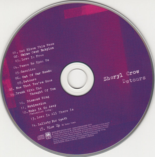 Sheryl Crow : Detours (CD, Album, Car)