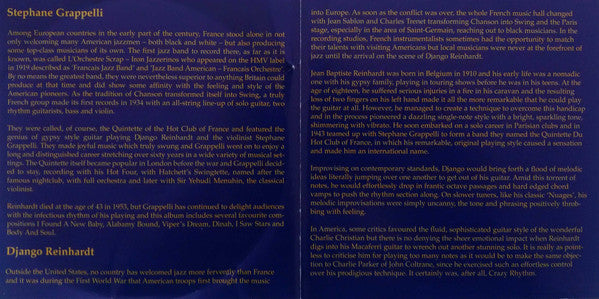 Stéphane Grappelli / Django Reinhardt : Stars Of The Hot Club (2xCD, Comp)