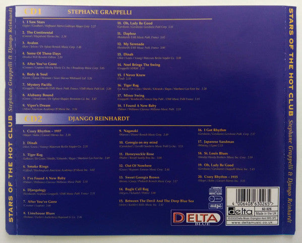 Stéphane Grappelli / Django Reinhardt : Stars Of The Hot Club (2xCD, Comp)