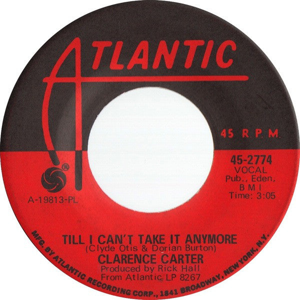Clarence Carter : It's All In Your Mind / Till I Can't Take It Anymore (7", Single, PL )