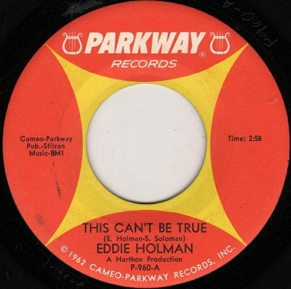 Eddie Holman : This Can't Be True (7", Single)