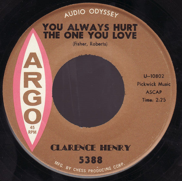 Clarence "Frogman" Henry : You Always Hurt The One You Love / Little Suzy (7", Single, RP)