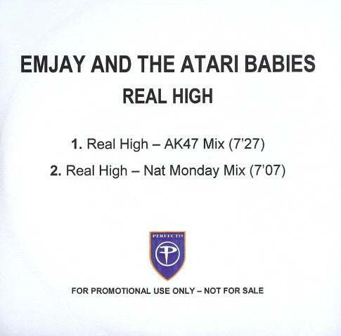 Emjay (2) And The Atari Babies : Real High (CDr, Promo)