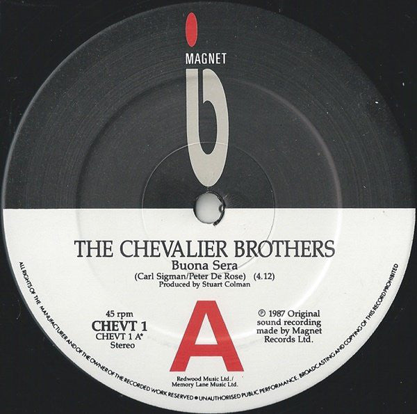 The Chevalier Brothers : Buona Sera (12")