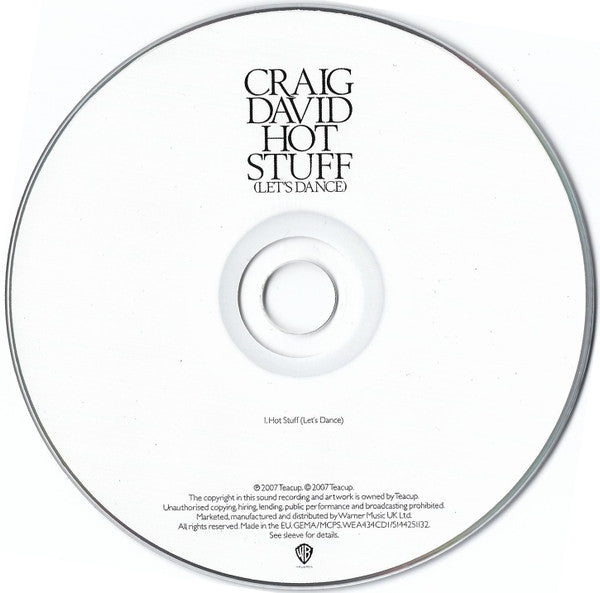 Craig David : Hot Stuff (Let's Dance) (CD, Single)