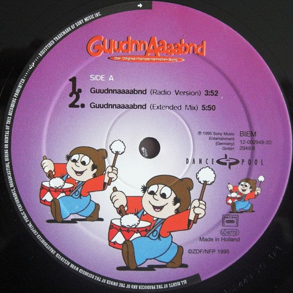 Mainzelmännchen : Guudnnaaaabnd (12", Promo)