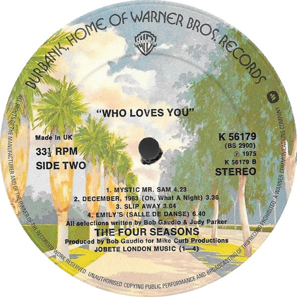 The Four Seasons : Who Loves You (LP, Album)