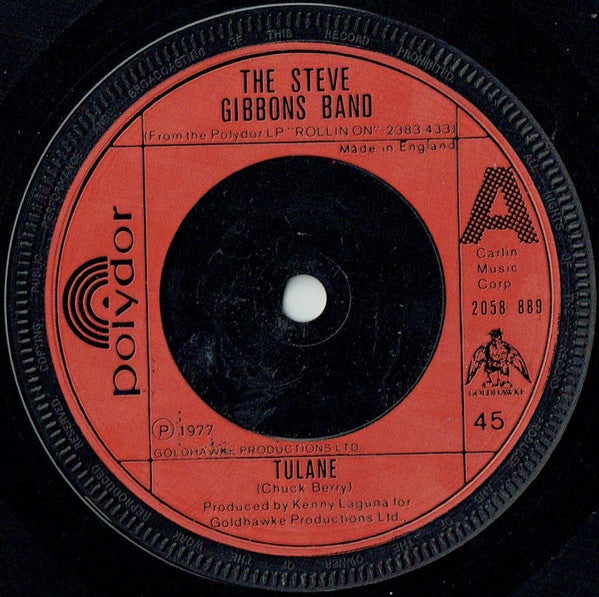 Steve Gibbons Band : Tulane (7", Single)