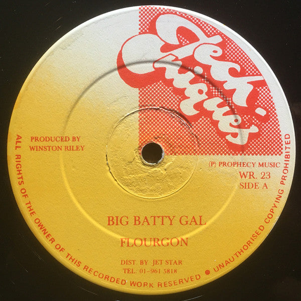 Flourgon / Sanchez : Big Batty Gal / Sad Song (12")