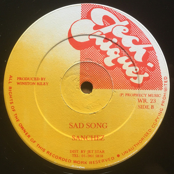 Flourgon / Sanchez : Big Batty Gal / Sad Song (12")