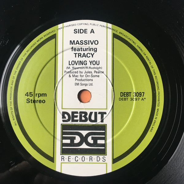 Massivo Featuring Tracy Ackerman : Loving You (7")