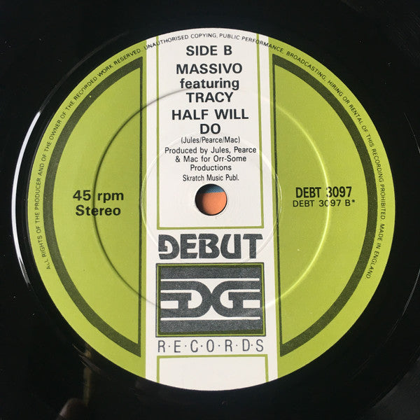 Massivo Featuring Tracy Ackerman : Loving You (7")