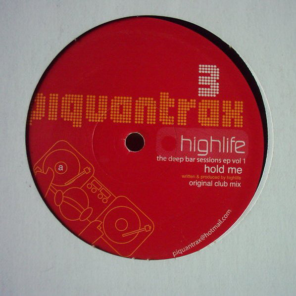 Highlife (5) : The Deep Bar Sessions EP Vol. 1 (12", EP)