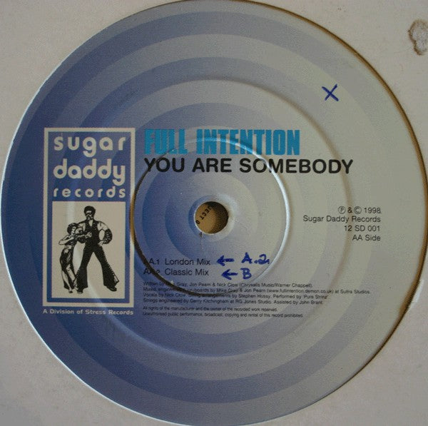 Full Intention : You Are Somebody (12")